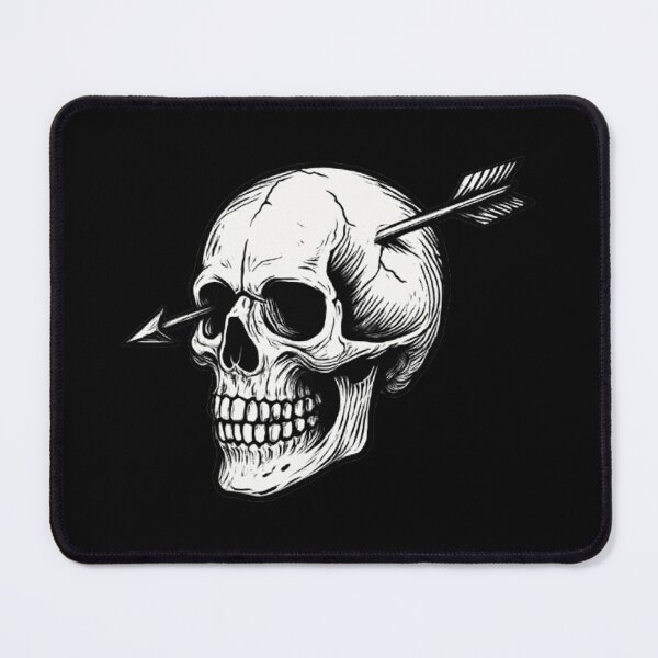 Item preview, Skull Pierced by Arrow designed and sold by FLATVAC STICKER.
