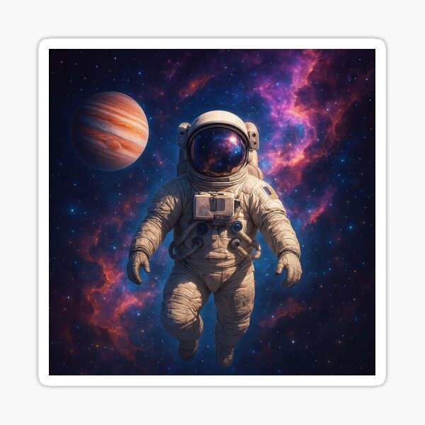 Item preview, Astronaut Floating in the Cosmos designed and sold by MITCHSFITGEAR.