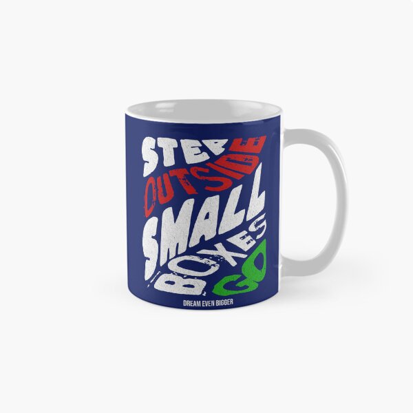 Item preview, Step Outside Small Boxes – Dream Bigger Motivation Design designed and sold by Lucky Streetwear.