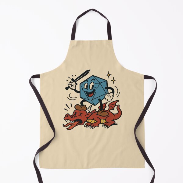 Item preview, Blue D20 Dice Slaying Red Dragon TTRPG designed and sold by pixeptional.