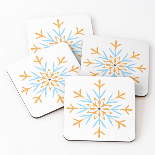Item preview, colorful snowflakes designed and sold by SanchillShop.