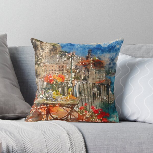 Amalfi, Italy Throw Pillow