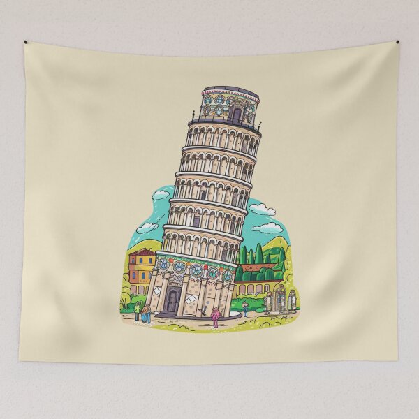 Item preview, Leaning Tower of Pisa, Italy  designed and sold by Myra365Art.