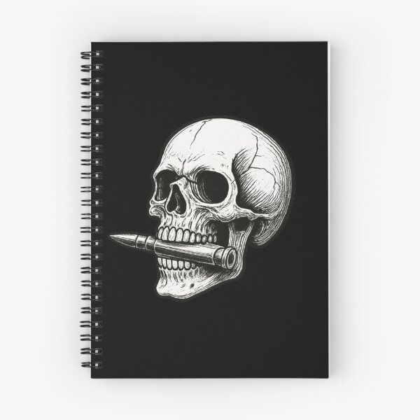 Item preview, Skull Biting an AK-47 Bullet designed and sold by FLATVAC STICKER.