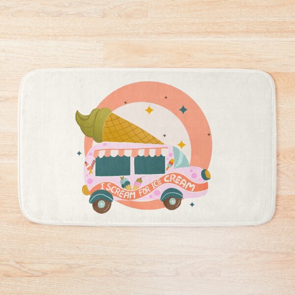 Item preview, I scream for ice cream - retro ice cream truck designed and sold by Home Cyn Home.