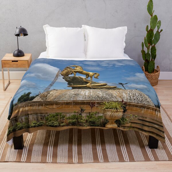 Item preview, The golden horse facing the sacred serpent designed and sold by franck380.