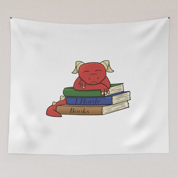Item preview, I Horde Books designed and sold by The Soapiest Goat.