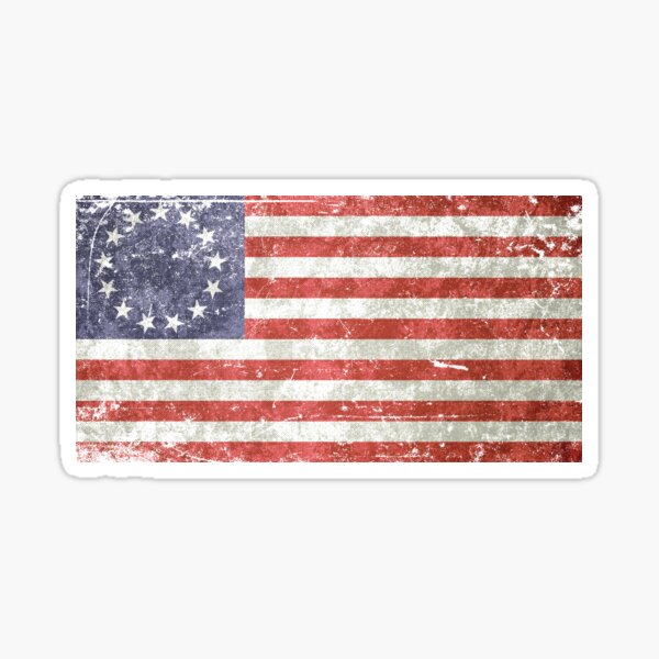 Portrait Sticker Details about   Great gift Betsy Ross 4th Of July American Flag Sticker 
