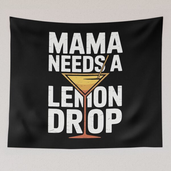 Item preview, Cute Lemon Drop Martini Stressed Out Moms Cocktail designed and sold by tearbytea.