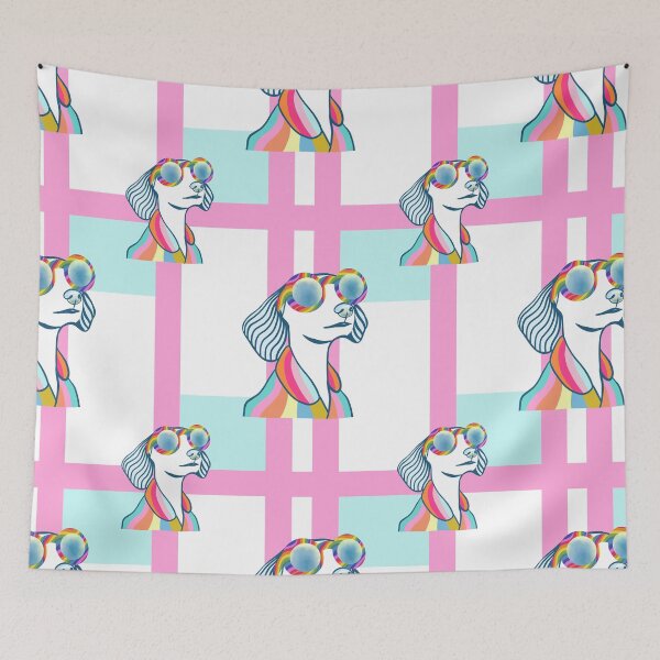 Item preview, Colorful Modern Dog Illustration | Vibrant Pet Art designed and sold by TheChanhuesco.