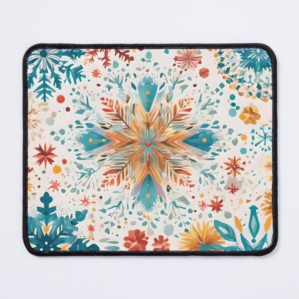 Item preview, Colorful snowflakes are falling. designed and sold by SanchillShop.