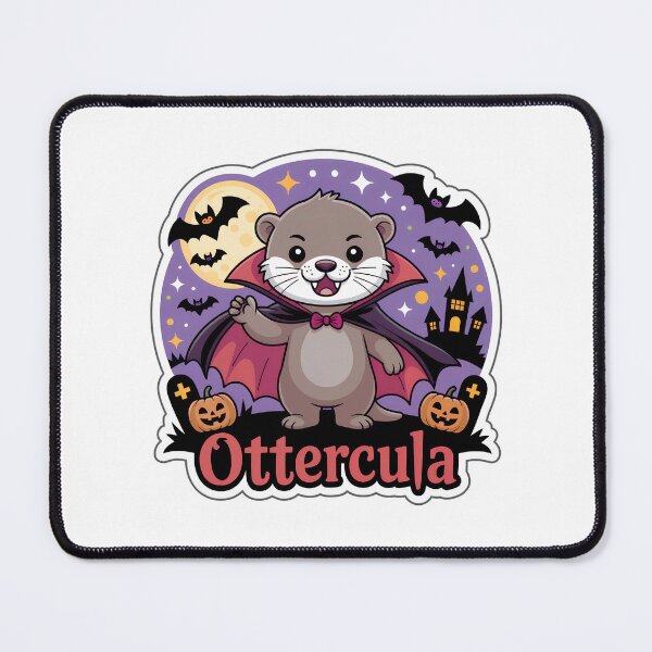 Item preview, Ottercula – Cute Vampire Otter Halloween Chibi Sticker designed and sold by Nuist25.