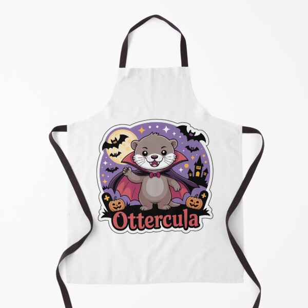 Item preview, Ottercula – Cute Vampire Otter Halloween Chibi Sticker designed and sold by Nuist25.