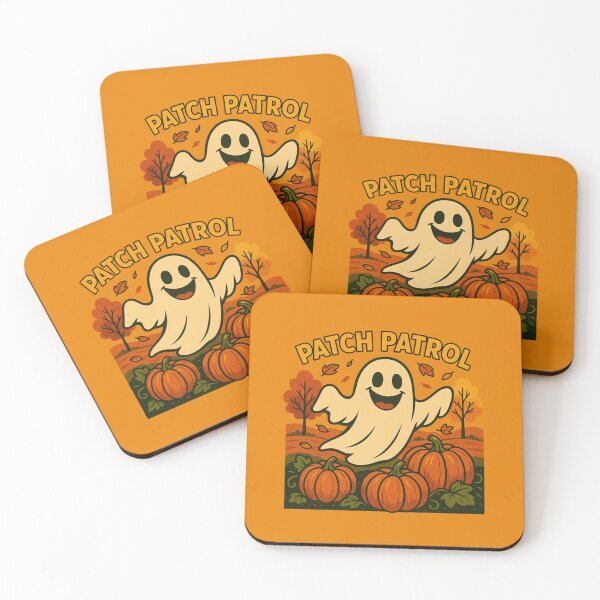 Item preview, Patch Patrol Ghost Pumpkin Fall Halloween designed and sold by Taans-Creation.