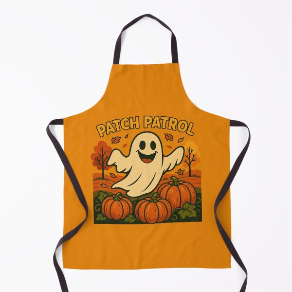Item preview, Patch Patrol Ghost Pumpkin Fall Halloween designed and sold by Taans-Creation.