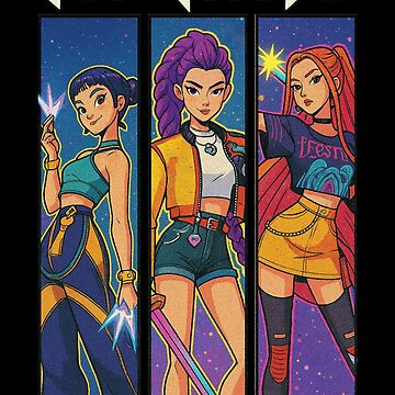Imagen de la obra Huntrix del Kpop de kbritoart