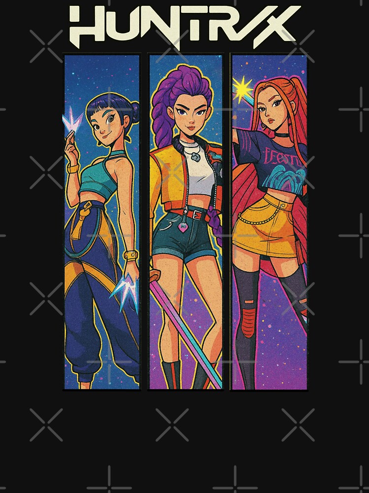 Imagen 7 de 7, Camiseta clásica con la obra Huntrix del Kpop, diseñada y vendida por kbritoart.
