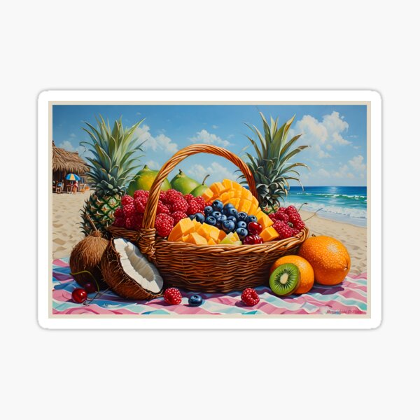 Item preview, Tropical Paradise in a Basket! designed and sold by Lana Magnolia.