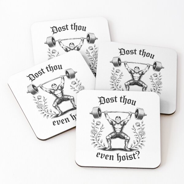 Item preview, Dost Thou Even Hoist Medieval Gym Meme Funny Lifting designed and sold by tearbytea.