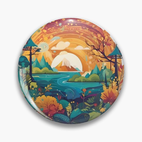 Item preview, Colorful nature is falling away designed and sold by SanchillShop.