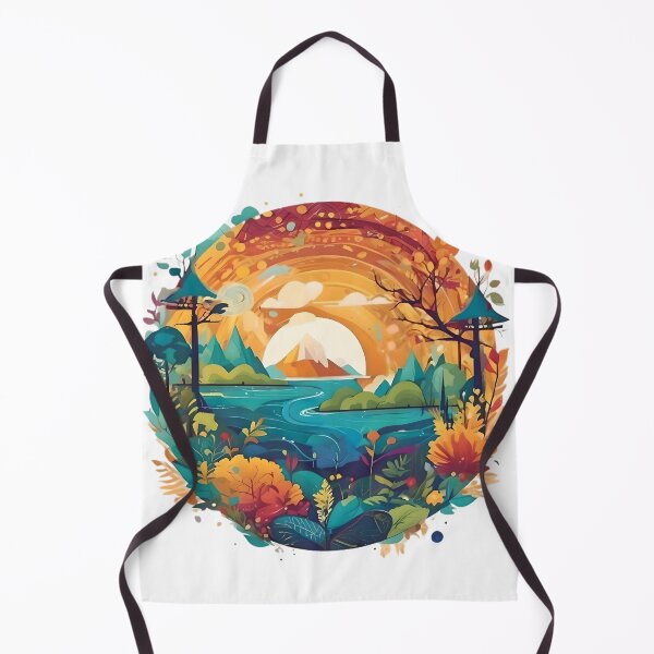 Item preview, Colorful nature is falling away designed and sold by SanchillShop.