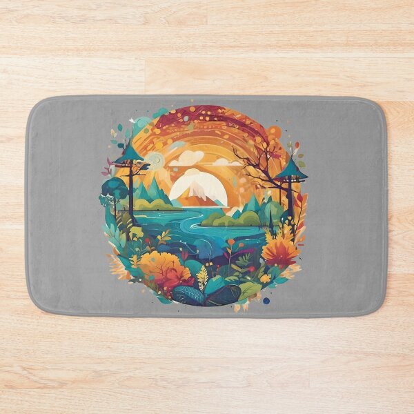 Item preview, Colorful nature is falling away designed and sold by SanchillShop.