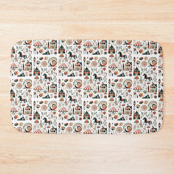 Item preview, Folk Memory Lane designed and sold by RetroNibylander.