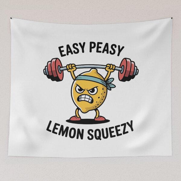 Item preview, Easy Peasy Lemon Squeezy Funny Lemon Lifting designed and sold by waazwee6.