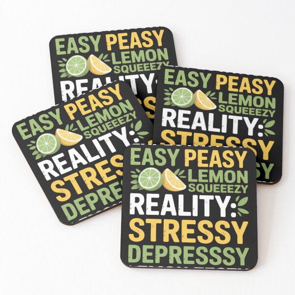 Item preview, Easy Peasy Lemon Squeezy not Stressy Depressy Lemon Zesty designed and sold by waazwee6.