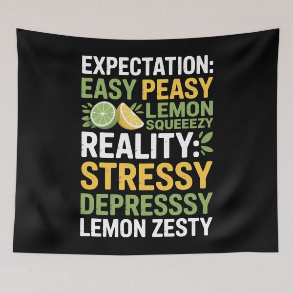 Item preview, Easy Peasy Lemon Squeezy not Stressy Depressy Lemon Zesty designed and sold by waazwee6.