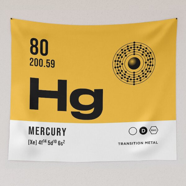 Item preview, 80 Mercury Periodic Table Element Light designed and sold by VoodooCircus.