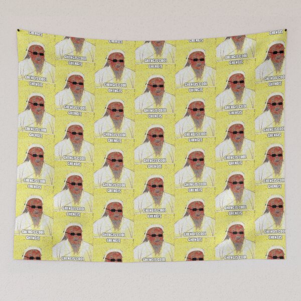 Item preview, Cool Ghengis Khan Deepfried Dank Meme designed and sold by ben21bball.