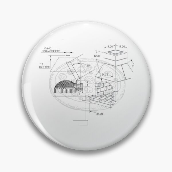 Item preview, Pizza oven floor plan designed and sold by nejee-squared.