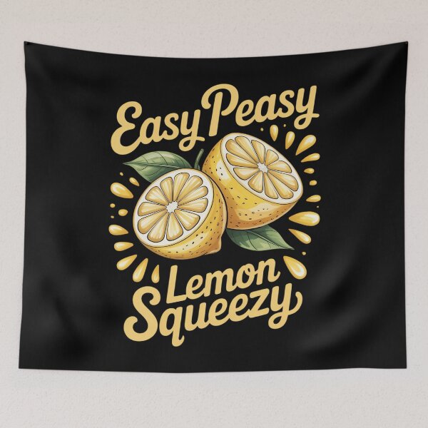Item preview, Fun Summertime Lemon theme Easy Lemon Squeezy designed and sold by waazwee6.