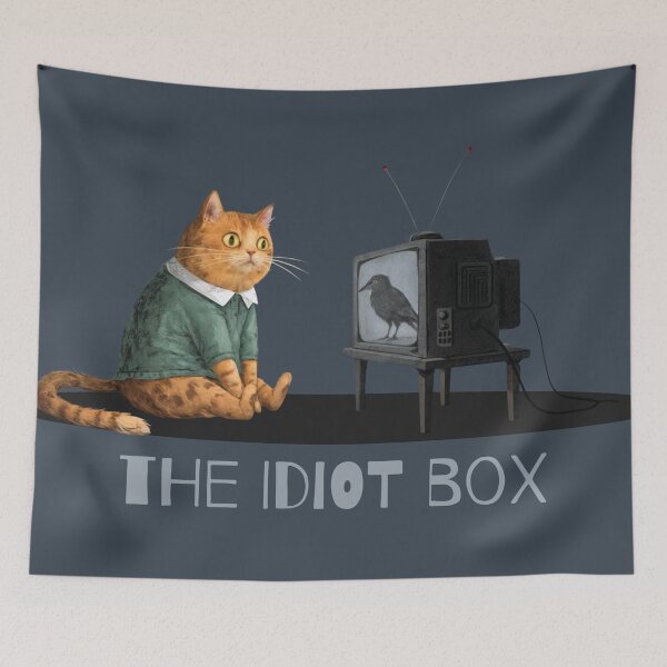 Item preview, TV: The idiot Box  designed and sold by KiwiRider.