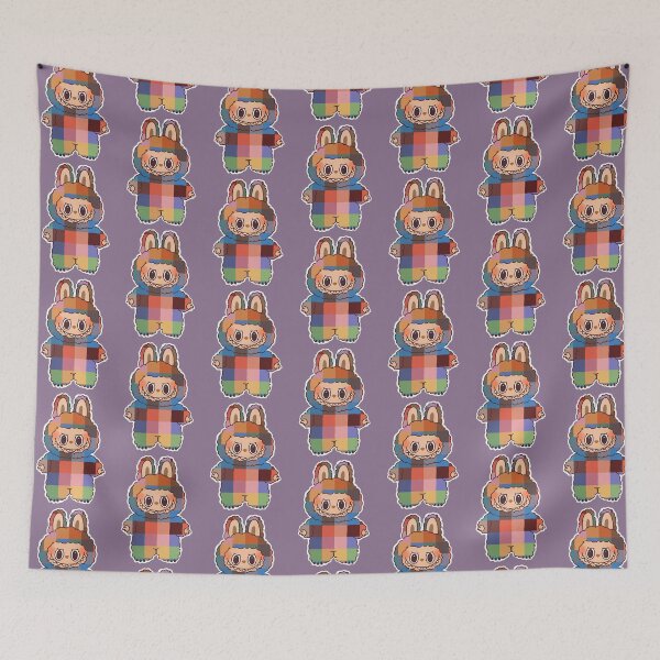 Item preview, Madras labubu designed and sold by m-art-een.