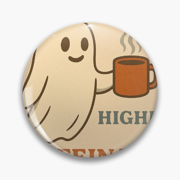 Item preview, I Like My Spirits Highly Caffeinated and Slightly Inebriated – Vintage Ghost Coffee & Wine Design designed and sold by Ignis in  Aqua.