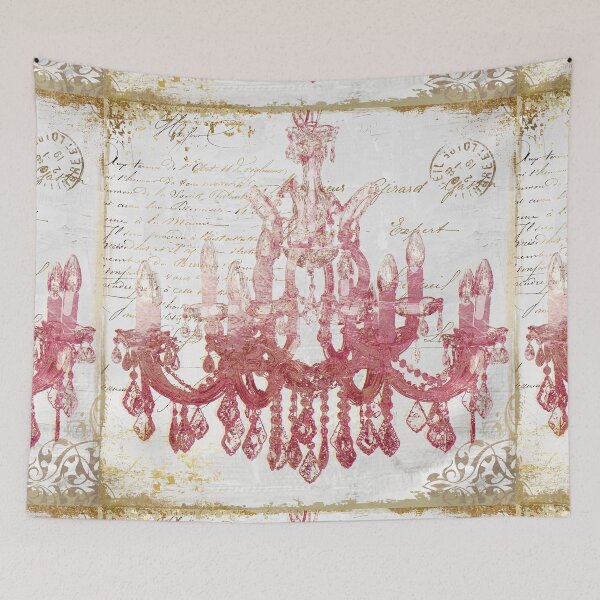 Item preview, Pink Chandelier  designed and sold by Sasha Art Gallery.
