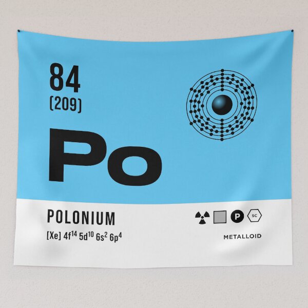 Item preview, 84 Polonium Periodic Table Element Light designed and sold by VoodooCircus.