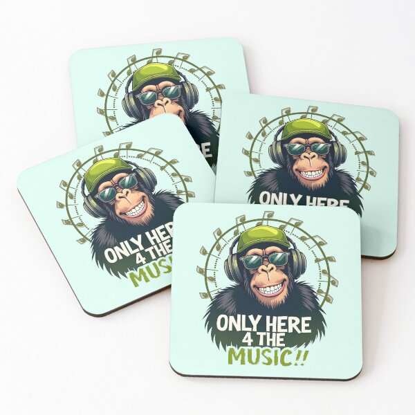Item preview, Monkey says Only Here 4 The Music designed and sold by Museum Of Non-Existing Art.