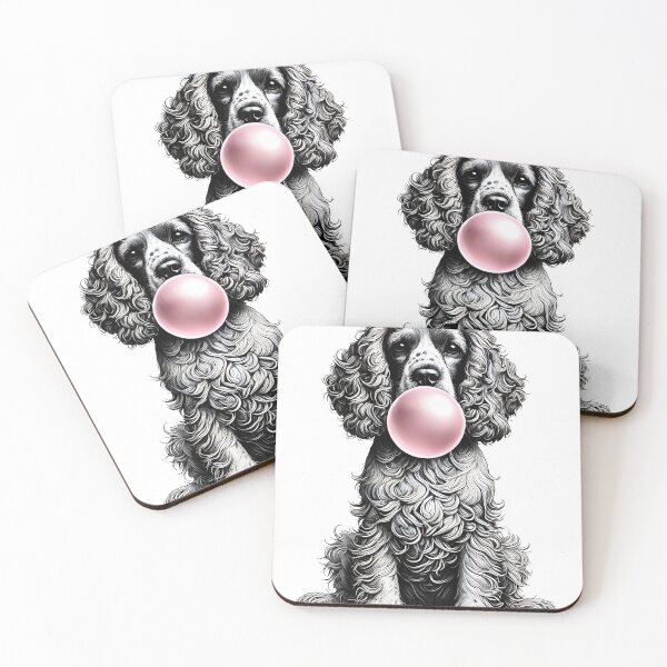 Item preview, Funny Cocker Spaniel Bubble Gum Vintage Dog Mom Dad designed and sold by Kimberley King Art  King Art.