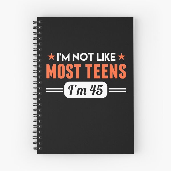 Item preview, Im Not Like Most Teens Im 45 Funny 45th Birthday Humor  designed and sold by Essetino.
