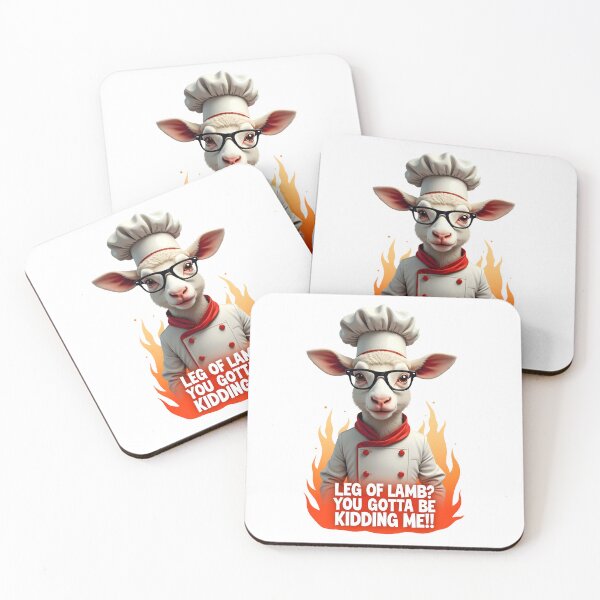 Item preview, Lamb cook says Leg Of Lamb No Kidding Me designed and sold by Museum Of Non-Existing Art.