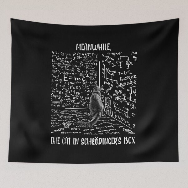 Item preview, Schrödinger's Cat T-Shirt | Funny Physics Teacher Shirt | Science Nerd Gift | Witty Science Geek Shirt | Quantum Physics Scientists Tee designed and sold by Spyshirt.