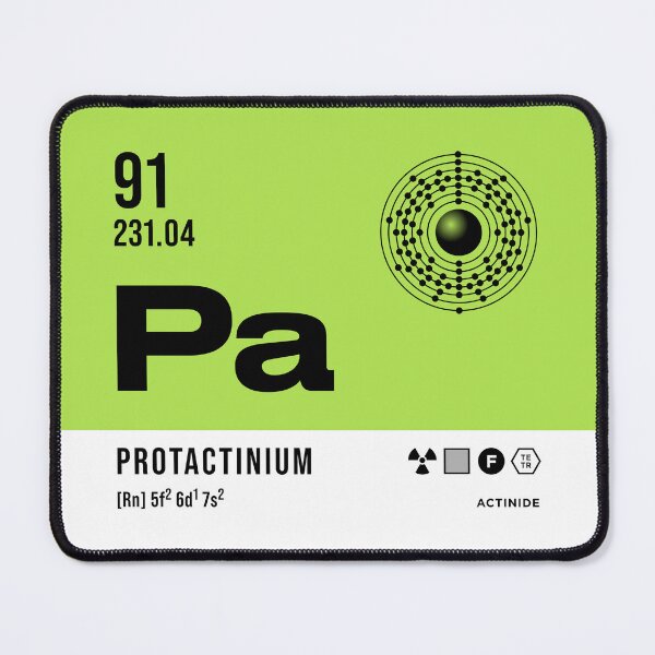 Item preview, 91 Protactinium Periodic Table Element Light designed and sold by VoodooCircus.