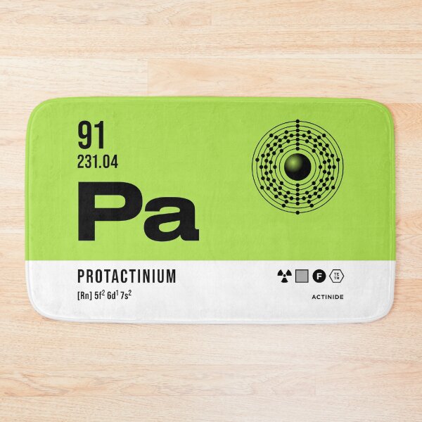 Item preview, 91 Protactinium Periodic Table Element Light designed and sold by VoodooCircus.