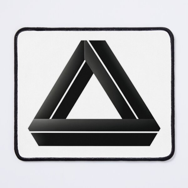 Item preview, Minimalist Penrose Triangle Optical Illusion designed and sold by anas006.