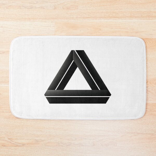Item preview, Minimalist Penrose Triangle Optical Illusion designed and sold by anas006.