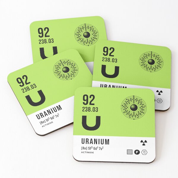 Item preview, 92 Uranium Periodic Table Element Light designed and sold by VoodooCircus.