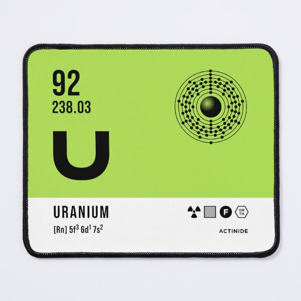 Item preview, 92 Uranium Periodic Table Element Light designed and sold by VoodooCircus.